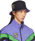 Sergio Tacchini Reversible Navy & Purple Nast Edition Novara Bucket Hat