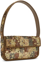 Staud Gold Tommy Beaded Bag