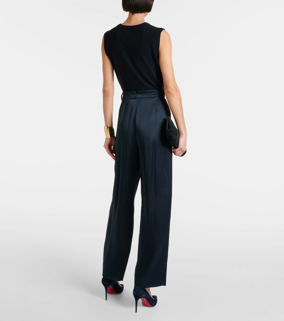 S Max Mara High-rise wide-leg pants S Max Mara