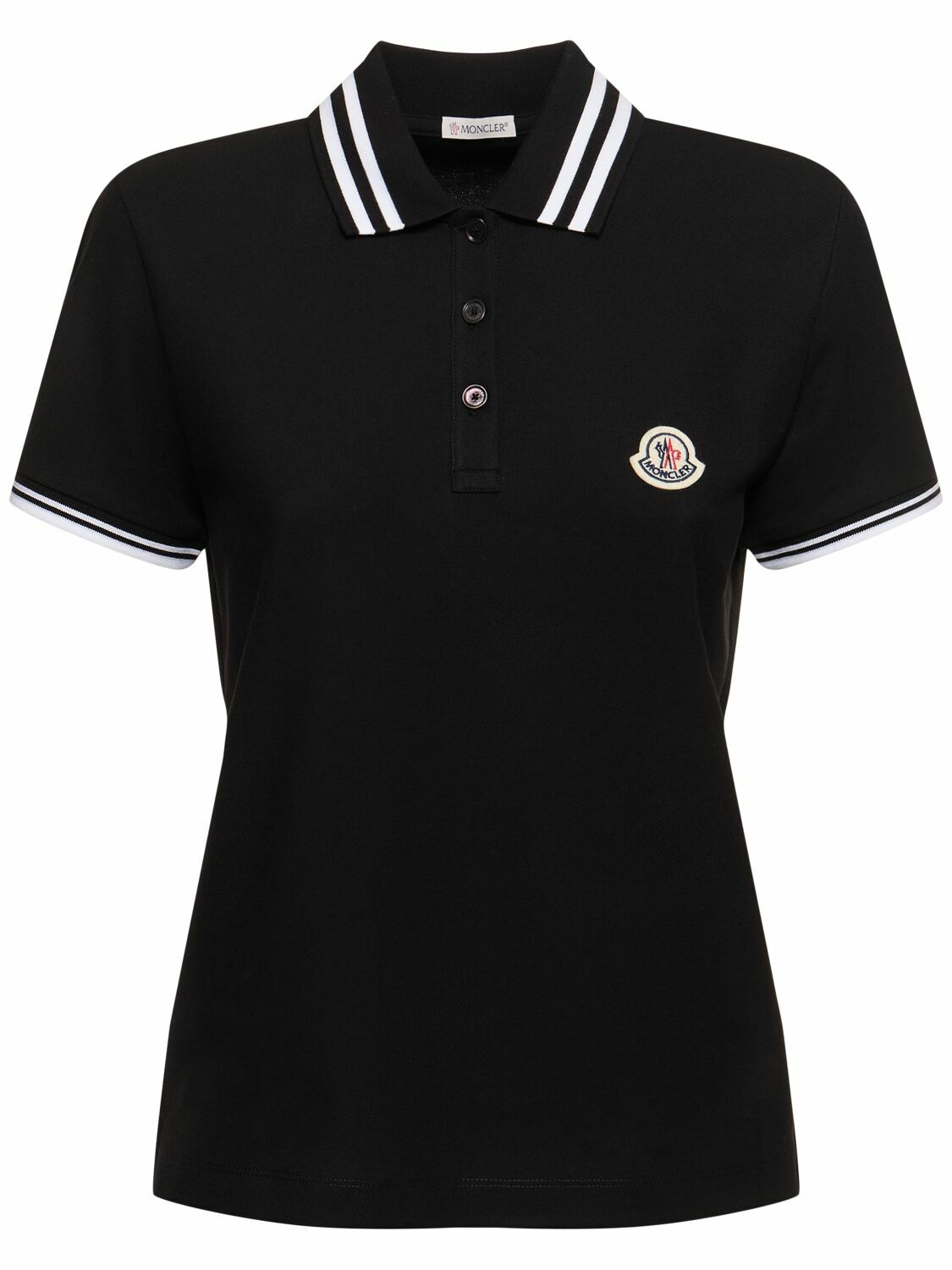MONCLER Cotton Polo T-shirt Moncler