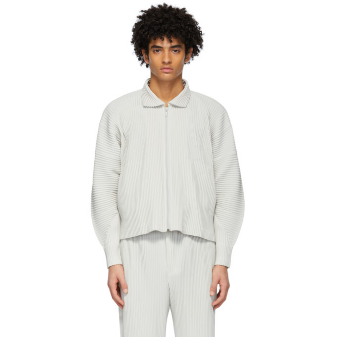 Homme Plisse Issey Miyake Grey Monthly Color January Jacket