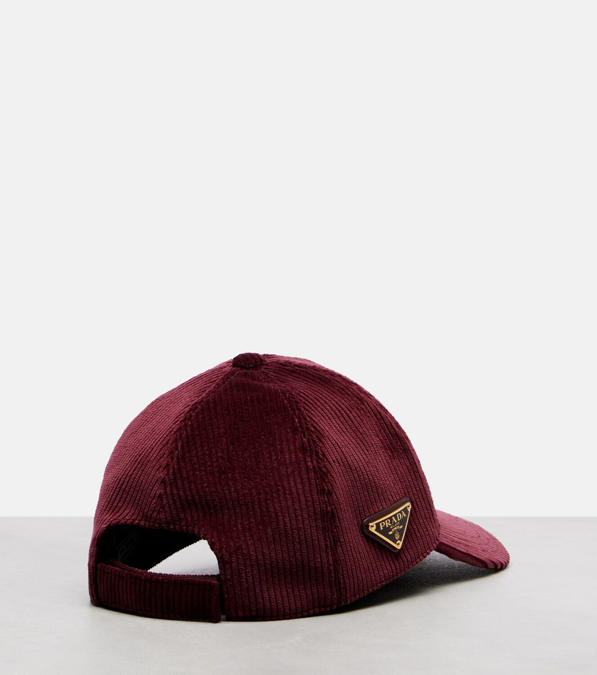 Prada Cotton corduroy baseball cap