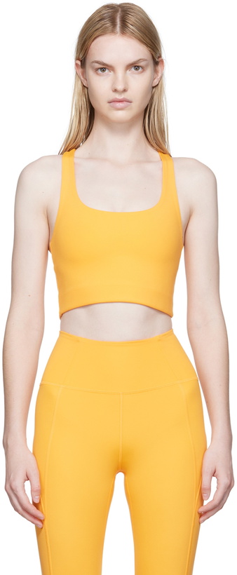 Photo: Girlfriend Collective Orange Paloma Sport Bra