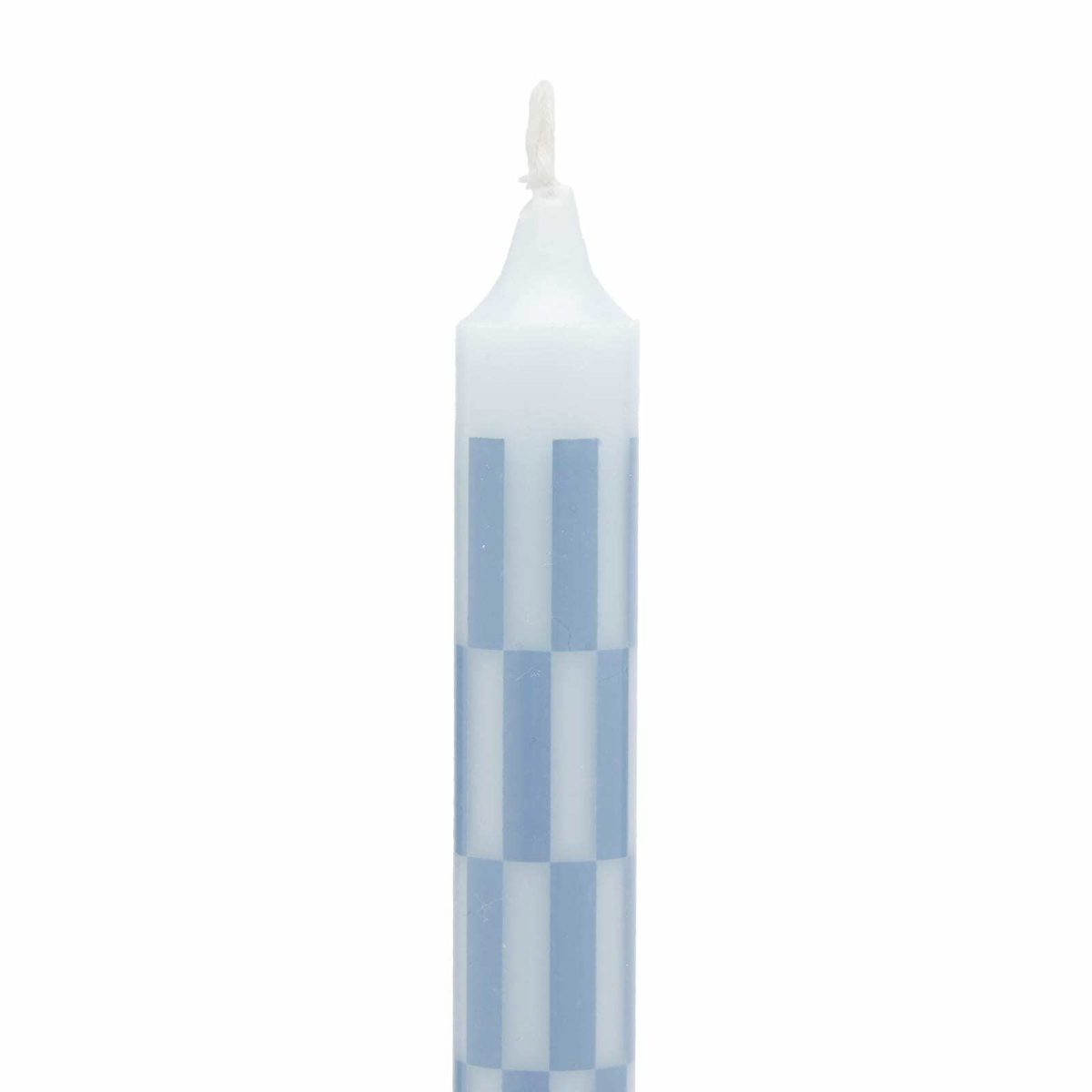 HAY Pattern Candle - Check in Blue/Dusty Blue 