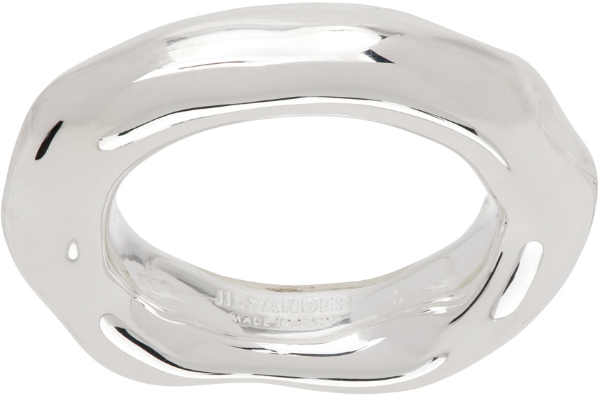 Jil Sander Silver New Lightness Ring Jil Sander