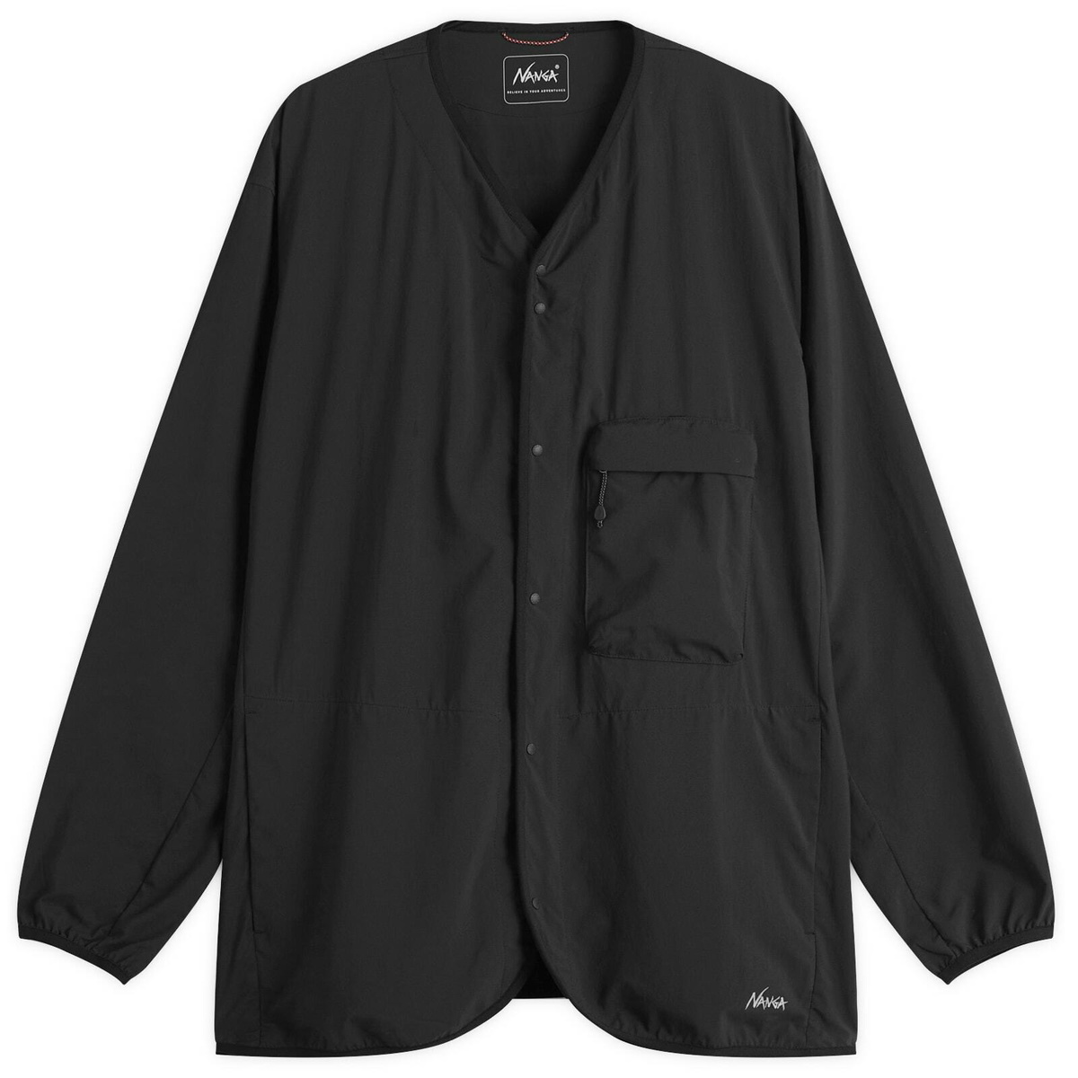 NANGA Men's Excursion Cardigan in Black Nanga NANGA Men's Excursion Cardigan in Black Nanga
