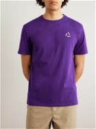 Klättermusen - Runa Scrambling Logo-Print Cotton-Jersey T-Shirt - Purple
