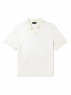Theory - Brenan Linen-Blend Polo Shirt - White