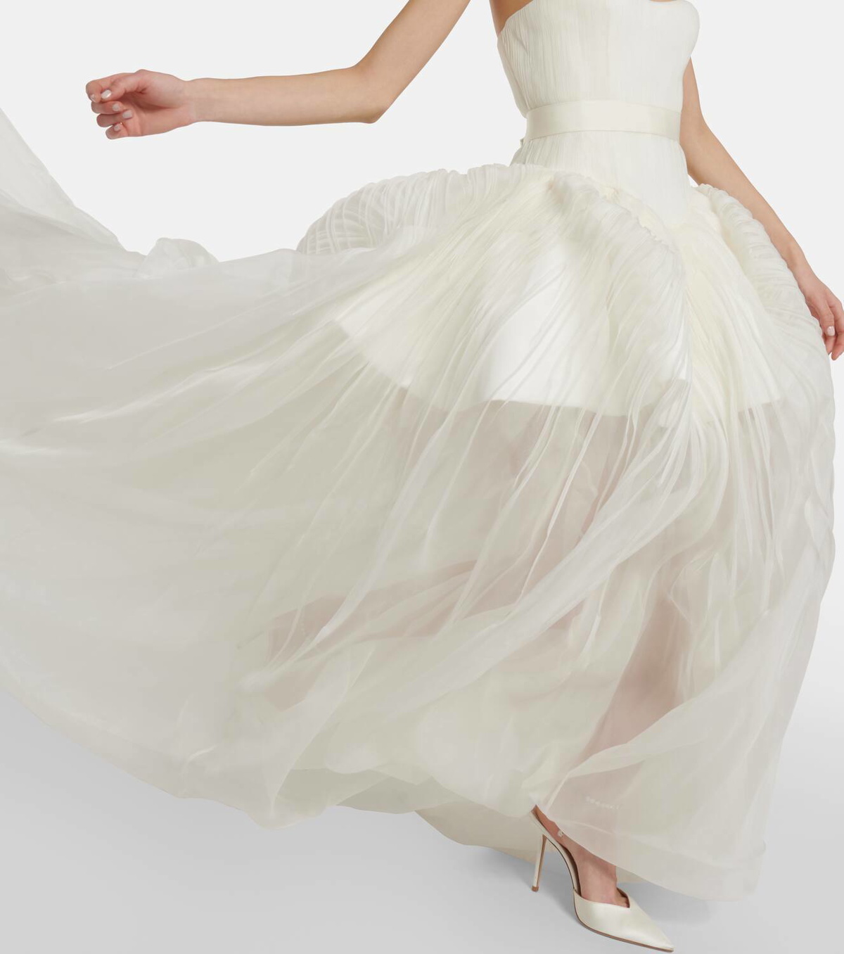 Danielle Frankel Bridal Emory silk organza gown