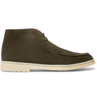 Loro Piana - Walk and Walk Cashmere-Lined Suede Boots - Green