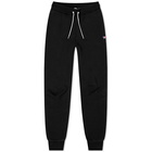 Maison Kitsuné Women's Tricolour Fox Patch Classic Jog Pant in Black