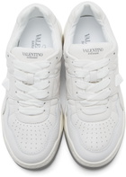 Valentino Garavani White One Stud Low-Top Sneakers