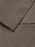 Givenchy - Embellished Houndstooth Woven Blazer - Brown