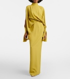 Taller Marmo Bacall draped satin gown