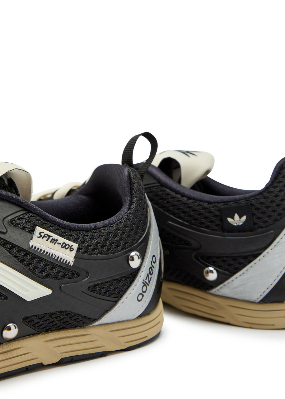 Adidas X Song For The Mute X Sftm Adizero Panelled Mesh Sneakers Black