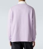 JW Anderson Embroidered cotton jersey polo shirt