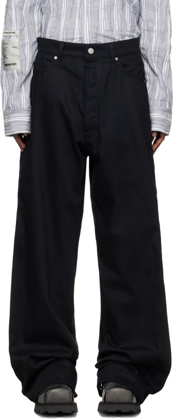 Photo: B1ARCHIVE Black Wide Leg Jeans
