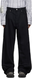 B1ARCHIVE Black Wide Leg Jeans