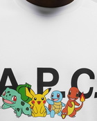 A.P.C. Sweat Pokémon The Crew H White - Mens - Sweatshirts