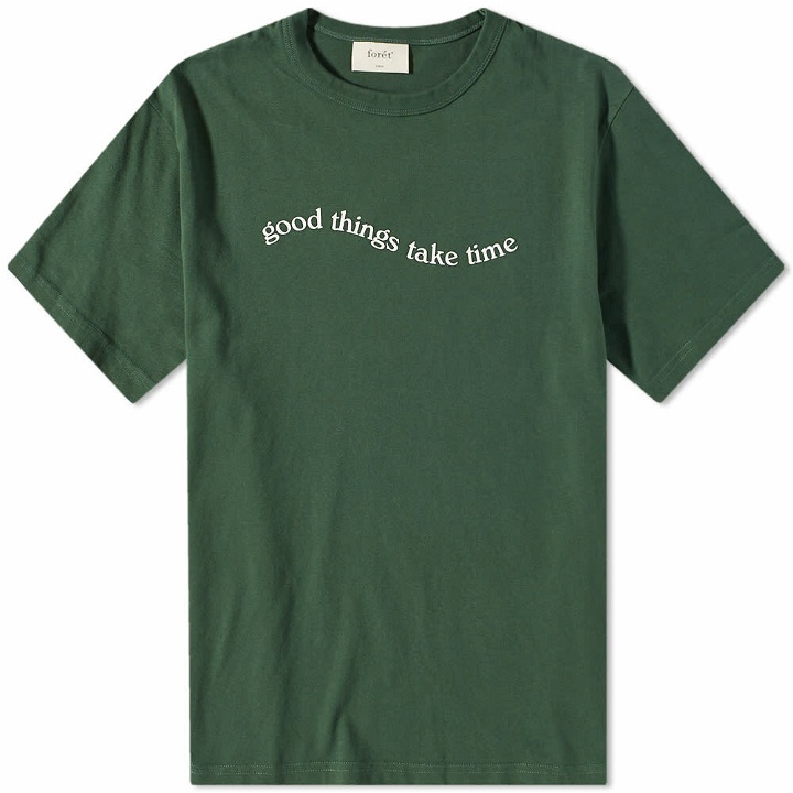 Photo: Foret Men's Pacific T-Shirt in Dark Green