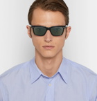 The Row - Oliver Peoples BA CC Square-Frame Acetate Polarised Sunglasses - Dark gray