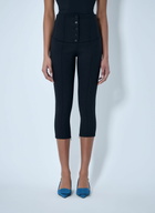 Jacquemus High-Waisted Buttoned Cycling Pants