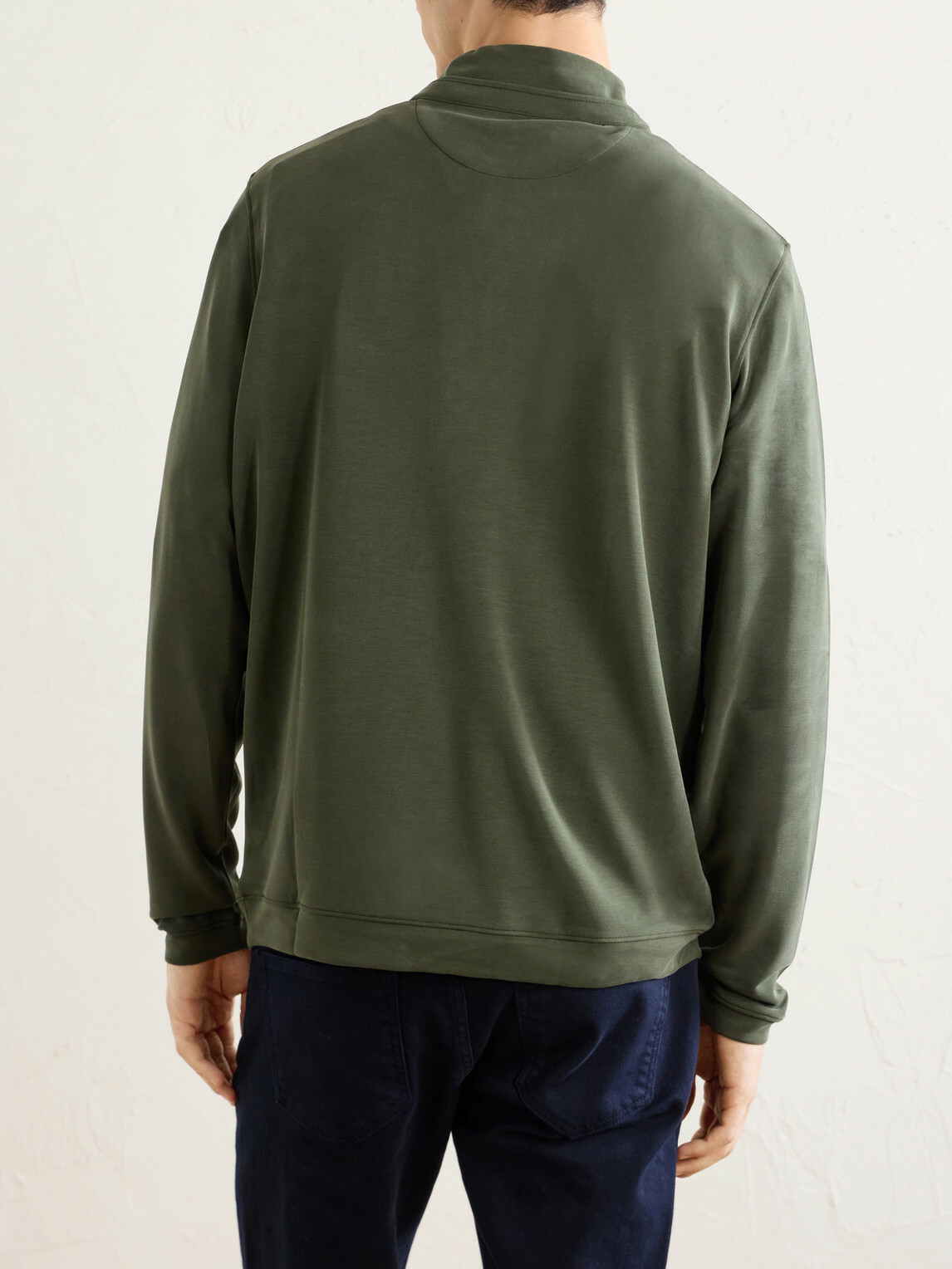 Peter Millar - Jersey Half-Zip Sweater - Green