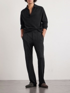 TOM FORD - Straight-Leg Wool, Silk and Cashmere-Blend Sweatpants - Black
