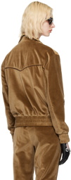 Ernest W. Baker Tan Zip Jacket