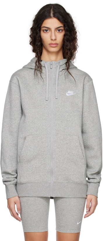 Photo: Nike Gray Sportswear Club Hoodie