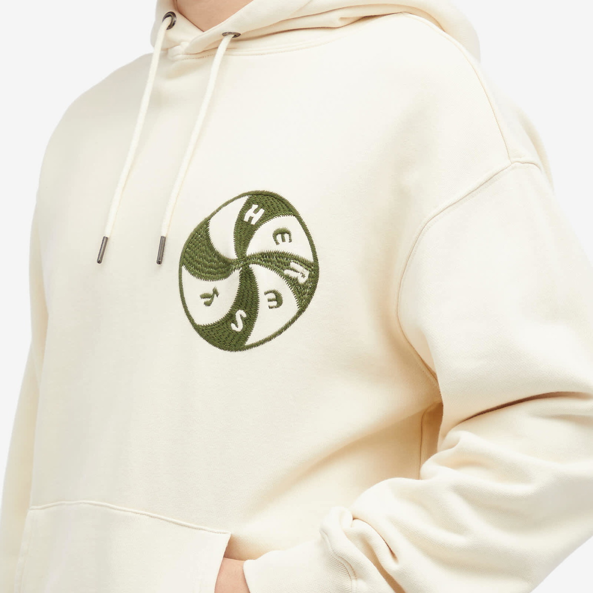 Heresy Men's Portal Popover Hoody in Ecru