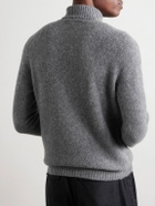 Boglioli - Brushed Wool and Cashmere-Blend Rollneck Sweater - Gray
