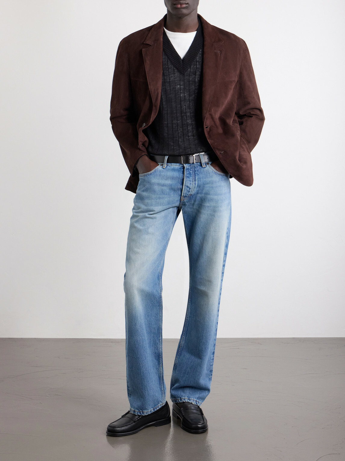 Jeanerica - Arrow Straight-Leg Jeans - Blue