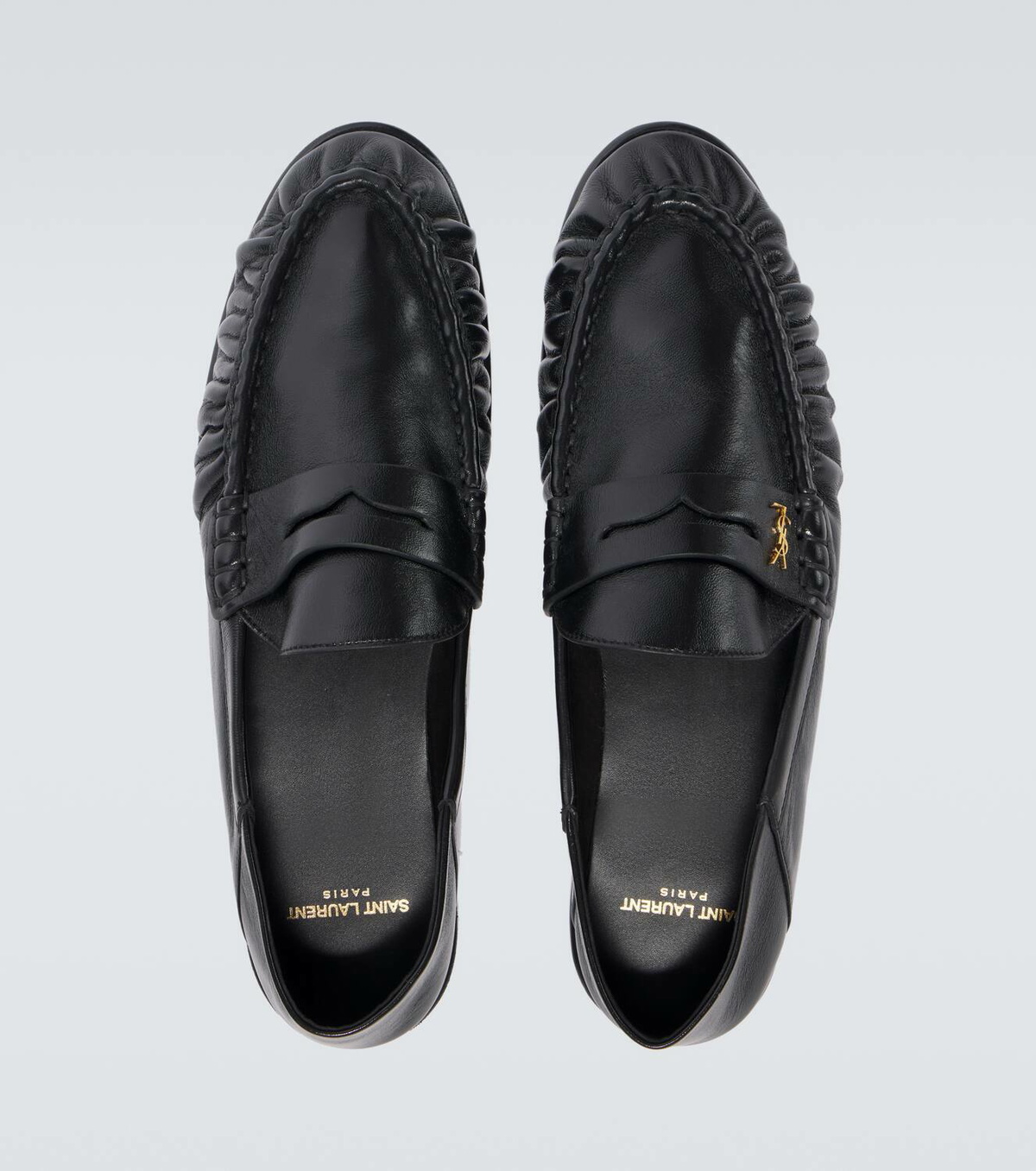 Saint Laurent Le Loafer leather penny loafers Saint Laurent