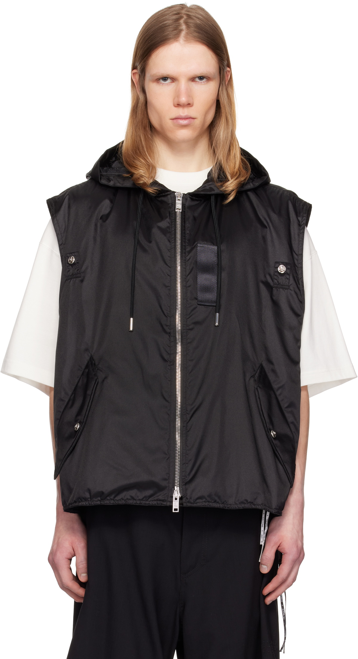 Nylon Hooded Vest