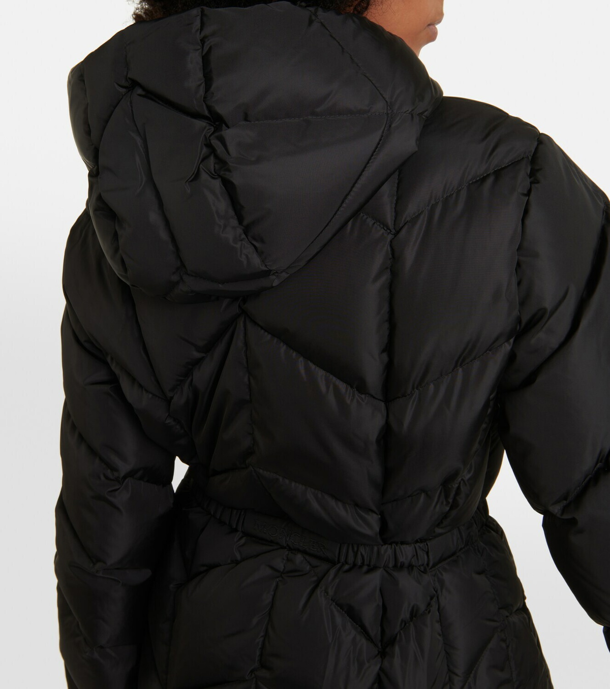 MONCLER 2023/24秋冬 ファー/フード付きダウンジャケット LORIOT Moncler Loriot shearling-trimmed down jacket Moncler