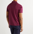 Canali - Cotton-Jersey Polo Shirt - Burgundy