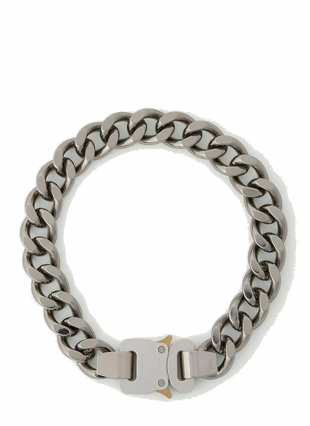 Rollercoaster Buckle Necklace in Silver 1017 ALYX 9SM