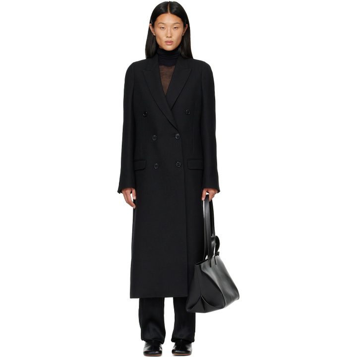 Photo: Maison Margiela Black Double Breasted Coat