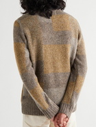 NN07 - Brady Intarsia Wool-Blend Sweater - Neutrals