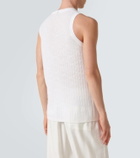 Frescobol Carioca Prado cotton and linen-blend tank top