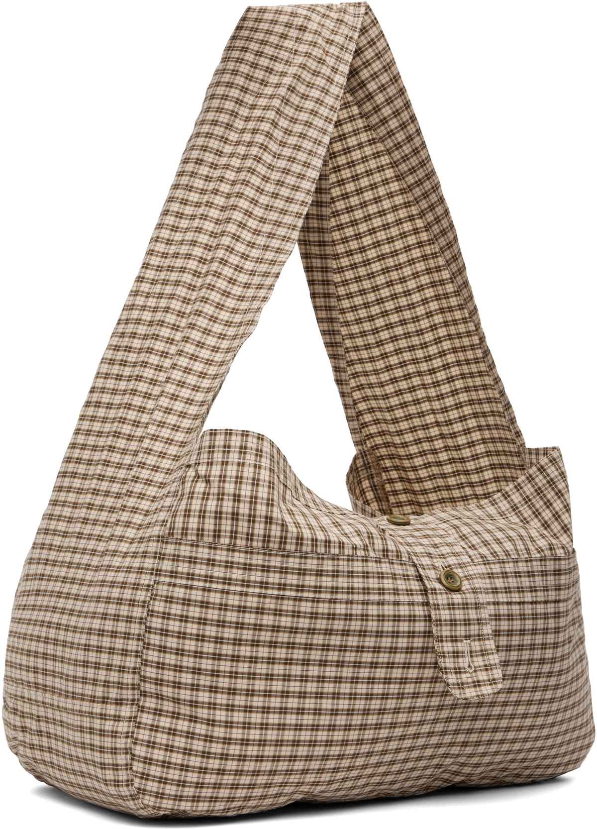 SC103 SSENSE Exclusive Brown & Beige Cocoon Tab Bag