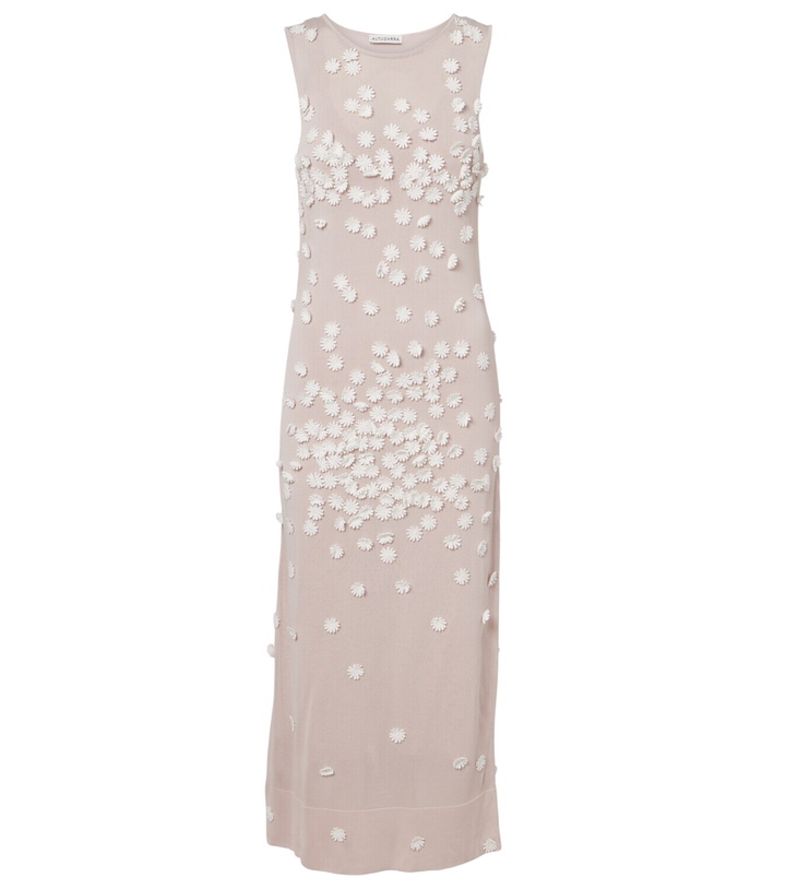 Photo: Altuzarra Nelly floral-appliqué midi dress