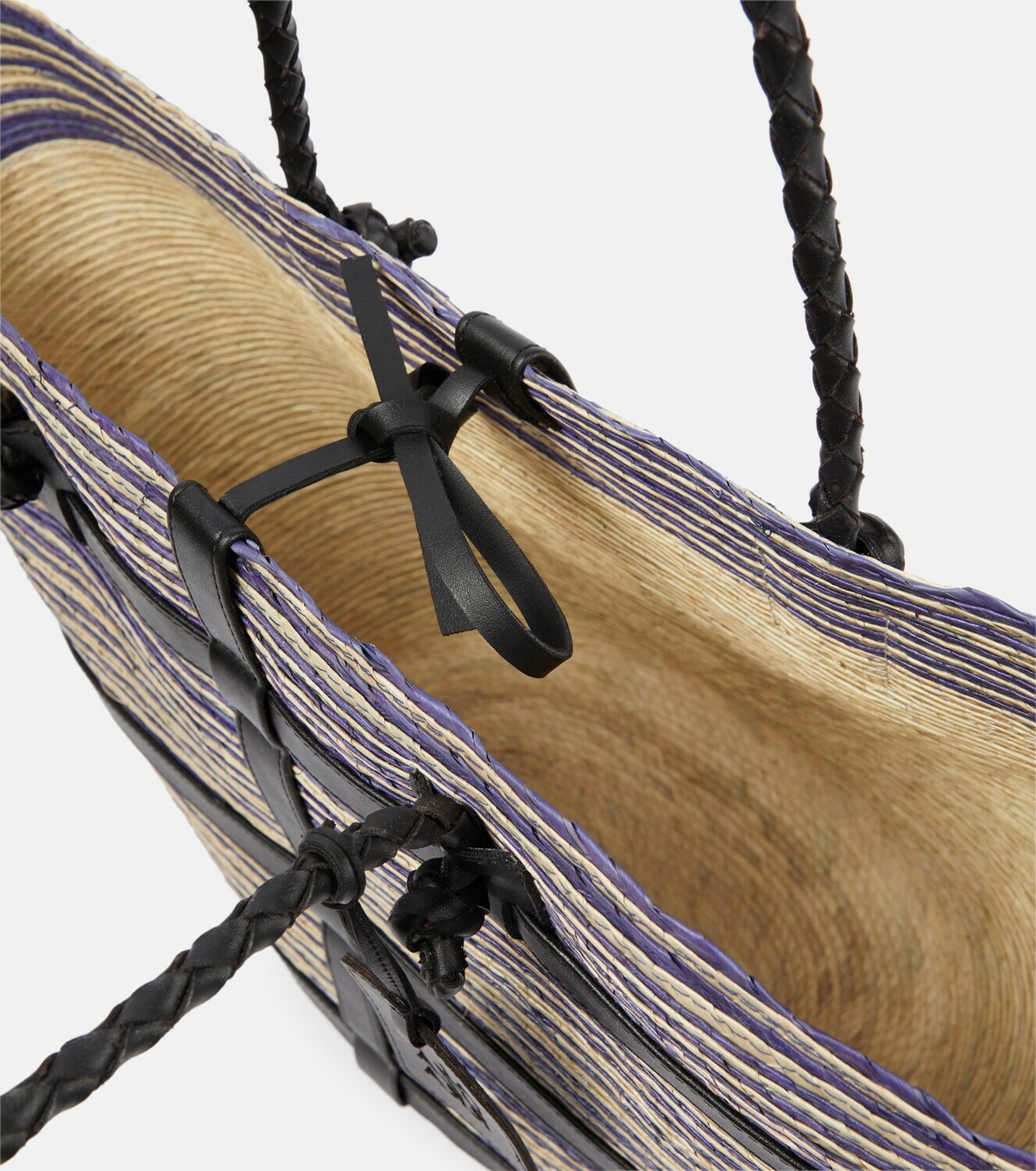 Altuzarra - Watermill Large raffia tote bag
