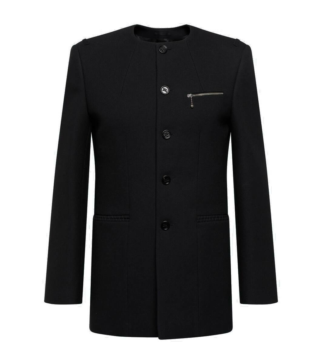 Photo: Burberry Single-breasted wool jacket