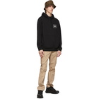 Burberry Black Logo Applique Kenford Hoodie