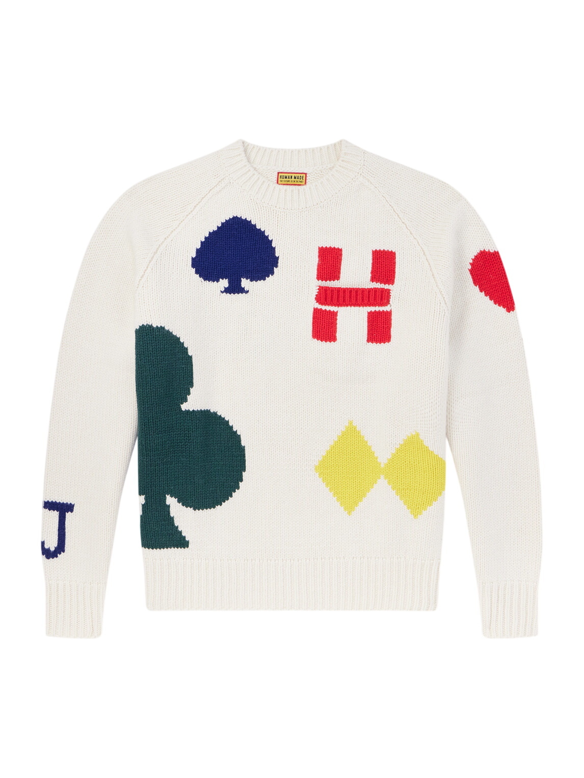 【だい】HUMAN MADE Polar Bear Cowichian Human Made - Polar Bear Cowichan Sweater | HBX