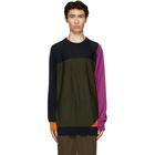 Issey Miyake Men Khaki Wool Gauge High Sweater