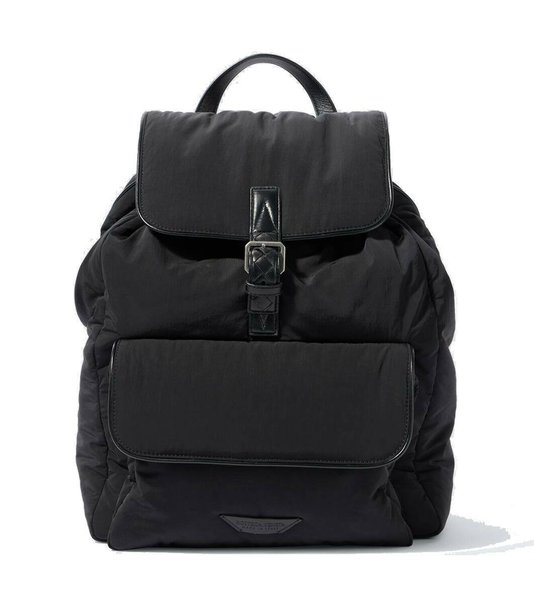 BOTTEGA VENETA - Intrecciato Leather Backpack - Black
