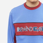 Brain Dead Men's Connections Football T-Shirt in Blue Multi